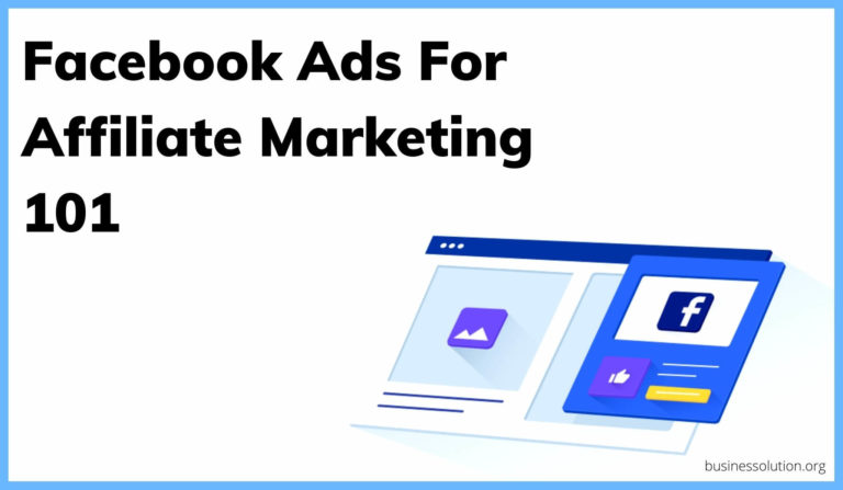 facebook ads for affiliate marketing